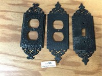 Cast Iron / Metal Wall Switch Outlet Covers