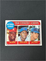 1969 Topps Strikeout Leaders w/ Gibson & Jenkins