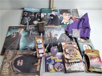 Harry Potter items: markers, photo album,