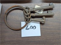 Large Cast Iron Skeleton Keys