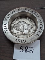 The First Buffalo Nickel Ashtray