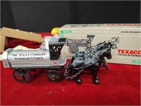 1991 Texaco Die Cast Horse & Tanker Coin Bank in