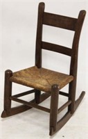 Primitive child's rocking chair