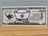Million dollar nurse Banknote