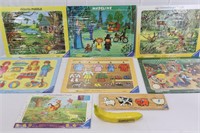 1979-98 Ravensburg Puzzles, Pooh, Madeline+ (8)