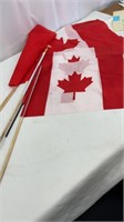 Qty-5 Canadian Flags