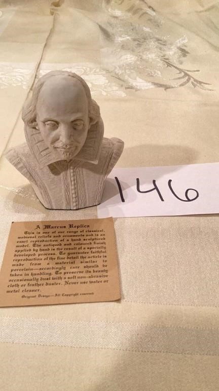 Marcus Replica William Shakespeare. Hand Made in