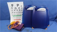 Eye Chart, 4 Clipboards, Blood Pressure Cuff