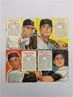 1953 Red Man Tobacco Cards No Tabs Some Creases
