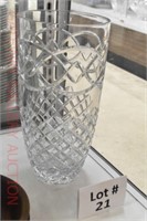 Galway Crystal Vase: