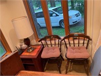 Chairs, End Table, Lamp