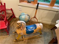 Rocking Horse, Globe, Tennis Racket