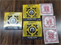 Lot Of 6 New Packs Of Guitar String, See Pictures