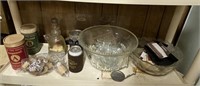 2x Punch Bowl, Cups, Vintage Beer Cans +++