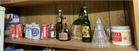 Vintage Soda & Beer Cans, Liquor Bottles, LJS Mugs