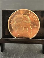 Unicorn 1 Oz Copper Round