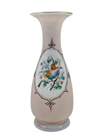 Vintage Hand Painted Opaline Vase