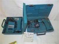 2pc Makita Cordless Drills w/ Batteries & Chargers