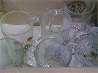 Box of Glass Beer Steins