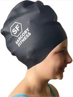 (New) size M Sargoby Fitness Long Hair Swim Cap