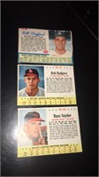 Vintage 1960s post cereal baseball card lot