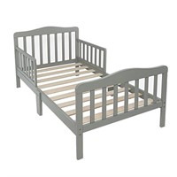 E9600  Zimtown Kids Bed Frame Safety Rails Gray