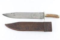 Large Vintage Pecher Bowie Knife
