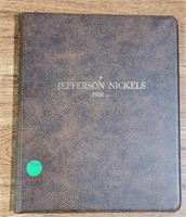1938- JEFFERSON NICKEL BOOK W/ APPROX 68 COINS