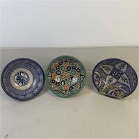 3-Vintage Moroccan Serving Bowl Terracotta