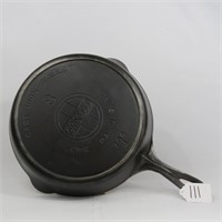 GRISWOLD SL EPU #8 CAST IRON SKILLET W/ HEAT RING