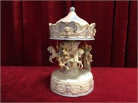 10" Teddy Bear Music Box Carousel