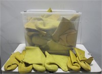 Assorted Yellow Rubber Boots Largest XL