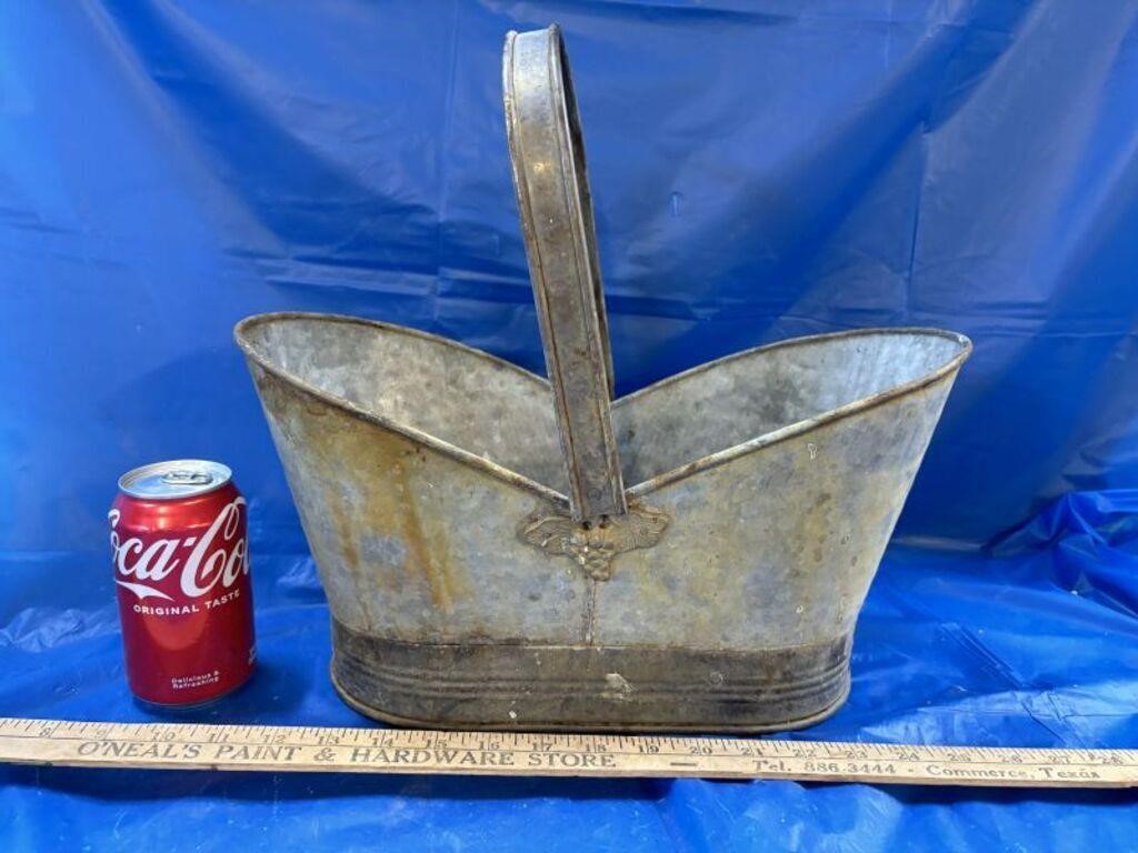 Galvanized Bucket / Planter