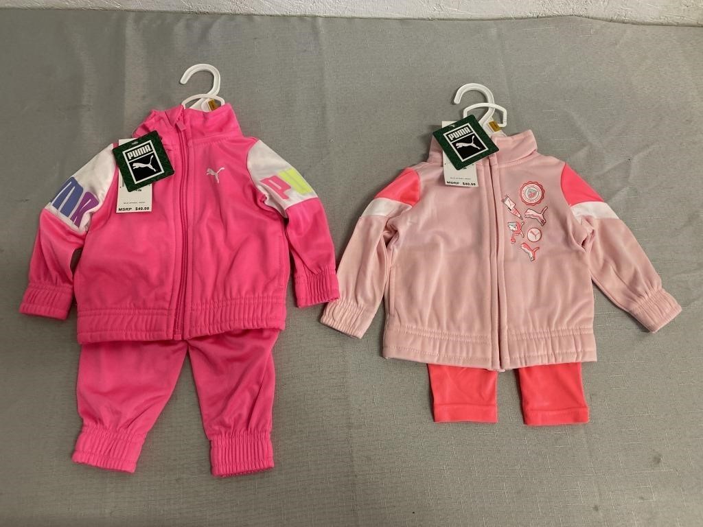 2 NWT Puma Outfits Size 0-3 Month