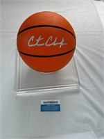 Caitlin Clark Silver Pen Signed Basketball +COA