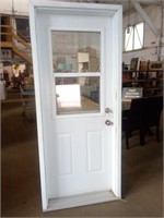 Door with Frame Measures 35.5" x 7" x 84" Height.