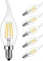 Dimmable Candelabra LED Bulb Pack of 6