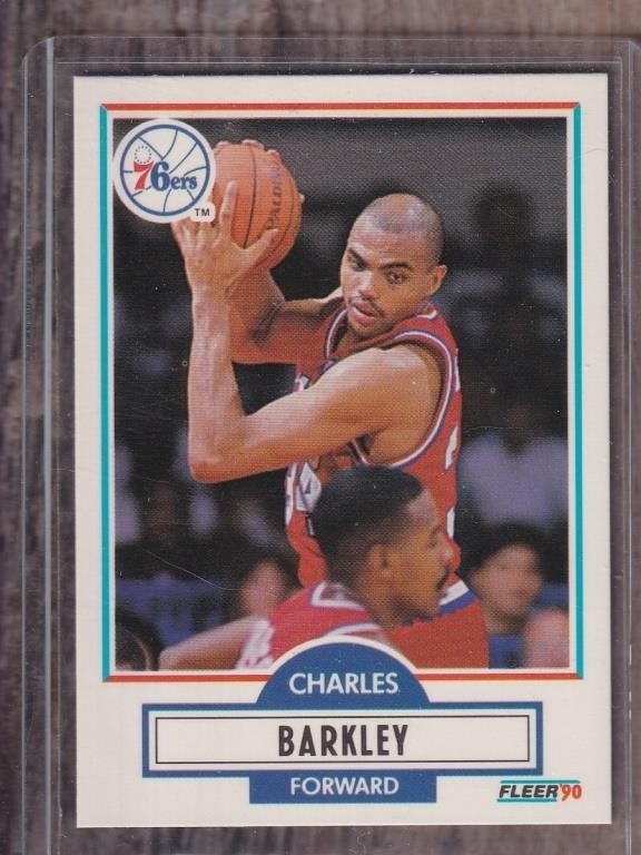 1990 Fleer #139 Charles Barkley Error Card- Mint C
