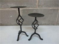 2 Metal Candle Holder