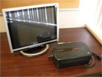 monitor and battery backup