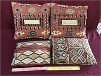 Four Southwestern Motif Pillows