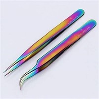 2Pcs Nail Art Stainless Steel