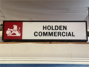 Original Double Sided Holden Dealership Light Box