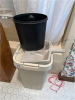 Dust pan & trash bin and storage box