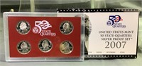 2007 US mint Quarter Silver Proof set