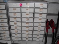 27 Drawer Hardware Cabinet (NO CONTENTS)