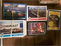 RACECAR CARDS AND STICKERS LOT