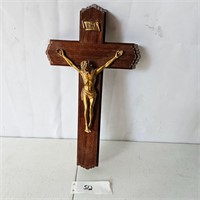 Last Rights INRI Wooden Cross