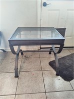 Glass Side Table, Lot 1