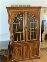 Lenoir House lighted china cabinet